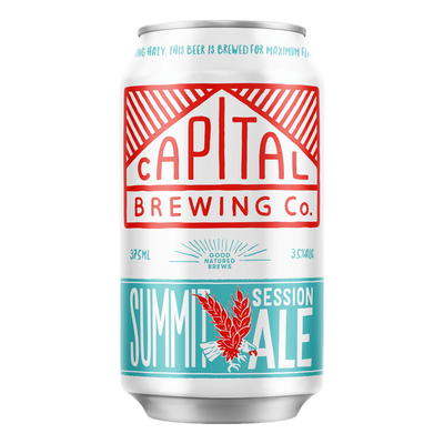 Capital Brewing Co. Summit Session Ale 3.5% 375ml Can Case of 16