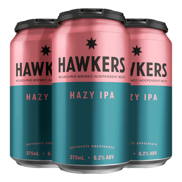 Hawkers Hazy IPA 375ml Can 4 Pack