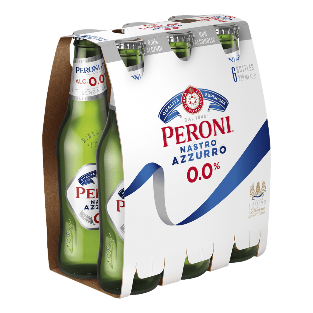 Ship Italian food across Europe Peroni Nastro Azzurro cl 62