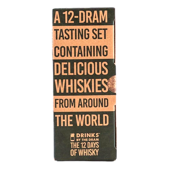 Drinks by the Dram 12 Days of Whisky 30ml Tasting Set of 12 Gift Pack