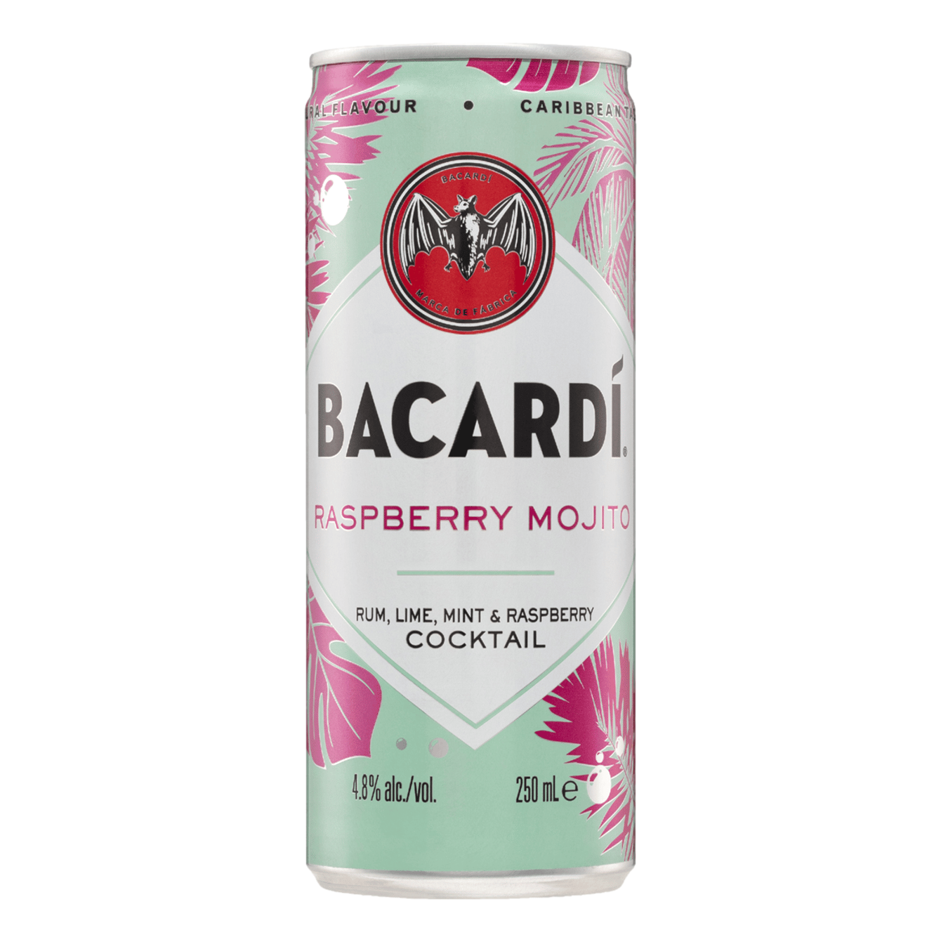 Bacardi Raspberry Mojito 250ml Can Single