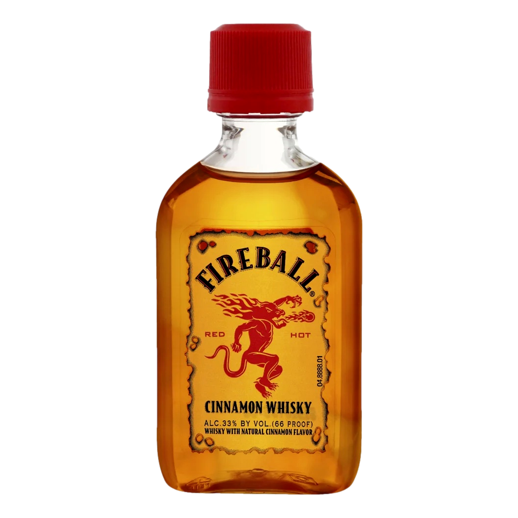 Fireball Cinnamon Whisky Liqueur Mini 50ml - 12 Pack