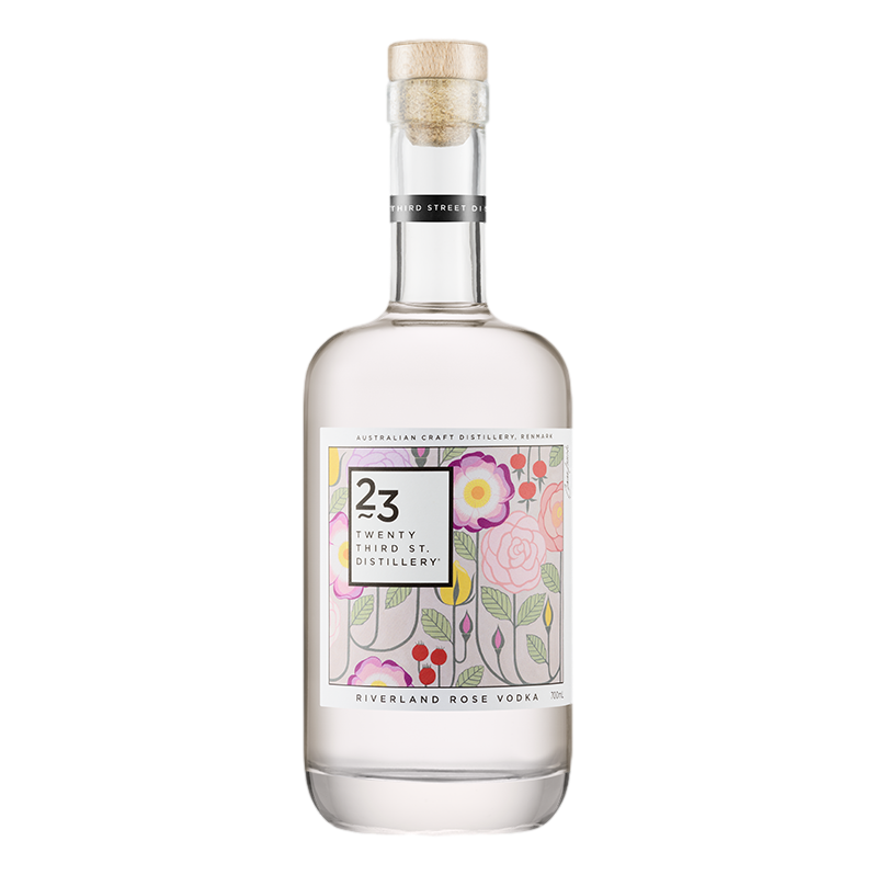 23rd Street Distillery Riverland Rose Vodka 700ml