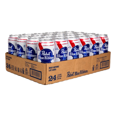 Pabst Blue Ribbon Premium Lager 473ml Can Case of 24