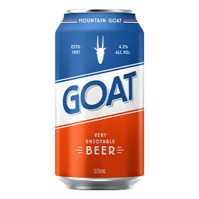 Mountain Goat Lager 375ml Can 6 Pack