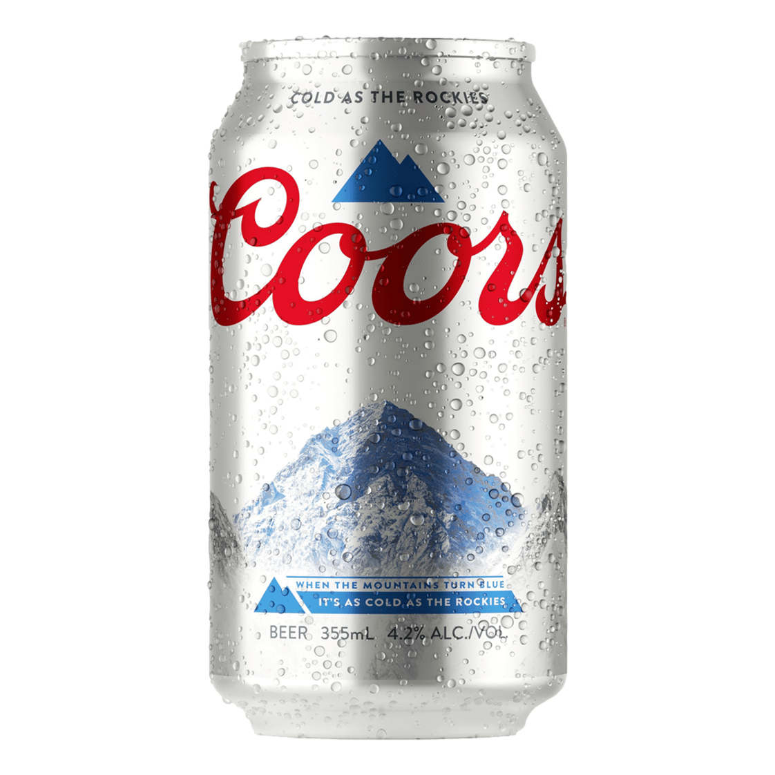 Coors Lager 355ml Can Single