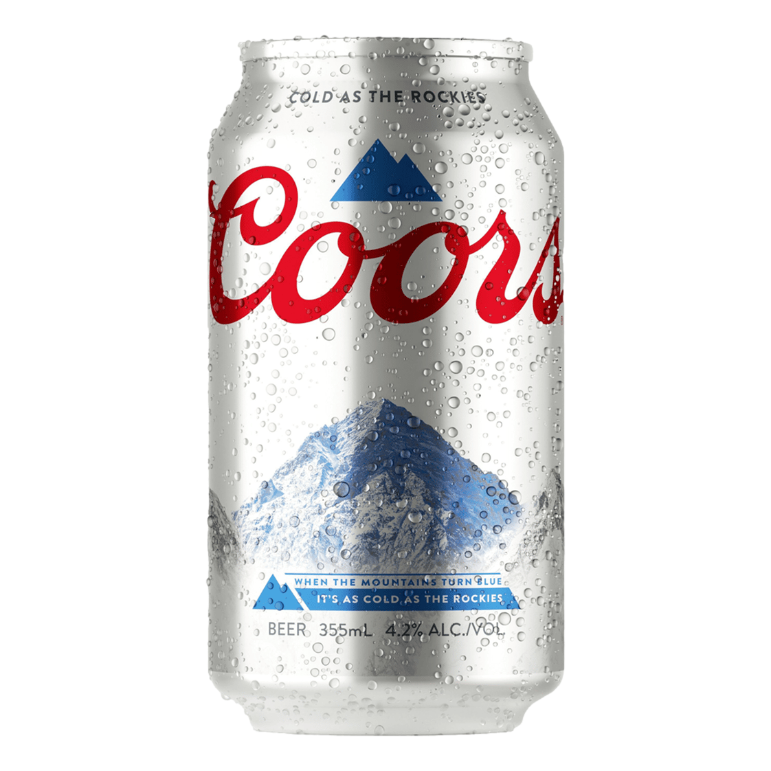 Coors Lager 355ml Can Case of 12