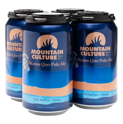 Mountain Culture Status Quo Pale Ale 355ml Can 4 Pack