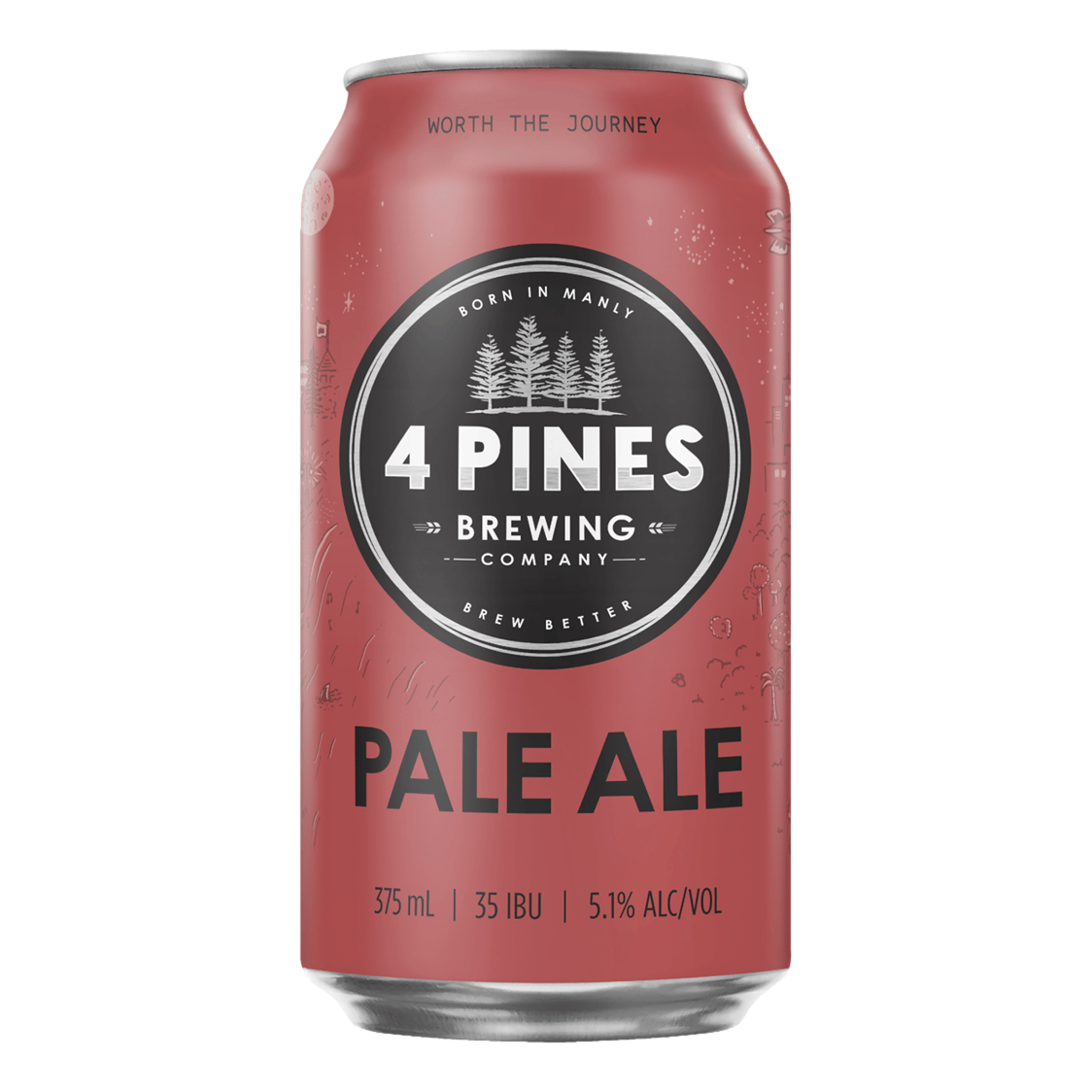 4 Pines Pale Ale 375ml Can Case of 24