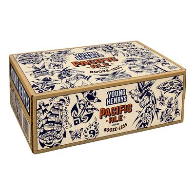 Young Henrys Pacific Ale Booze-Less 375ml Can Case of 24