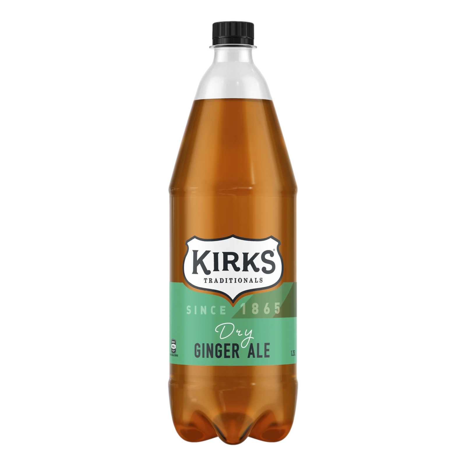 Kirks Dry Ginger Ale 1.25L Bottle Single