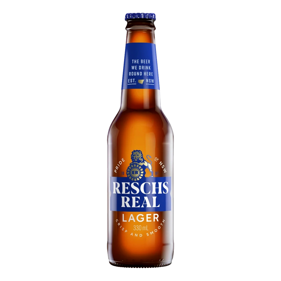 Reschs Real Lager 330ml Bottle Single