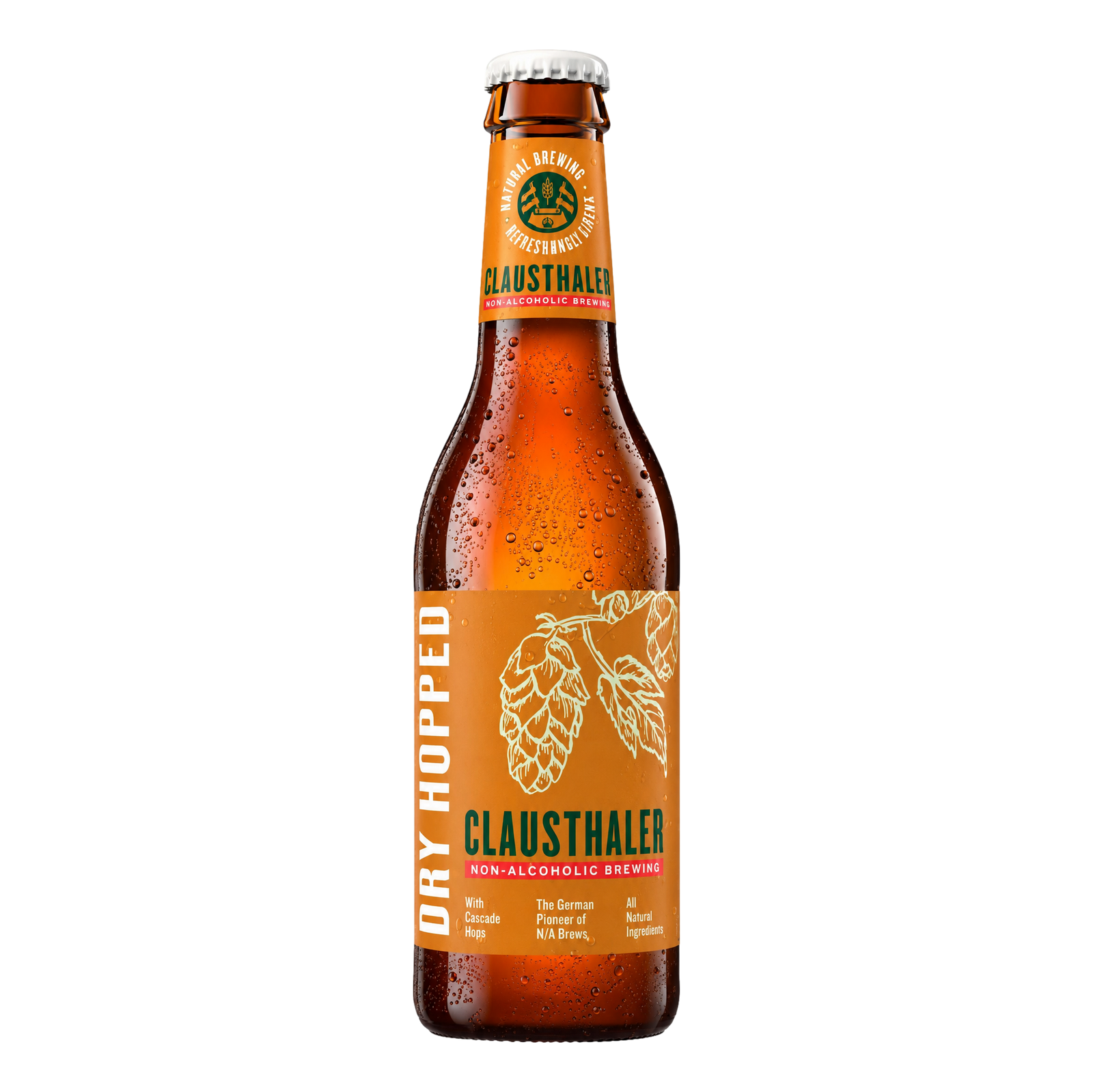 Clausthaler Unfiltered Dry Hopped Non Alcoholic Beer 330ml Bottle Single