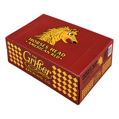 Grifter Horses Head American Red Ale 5.5% 375ml Can Case of 24