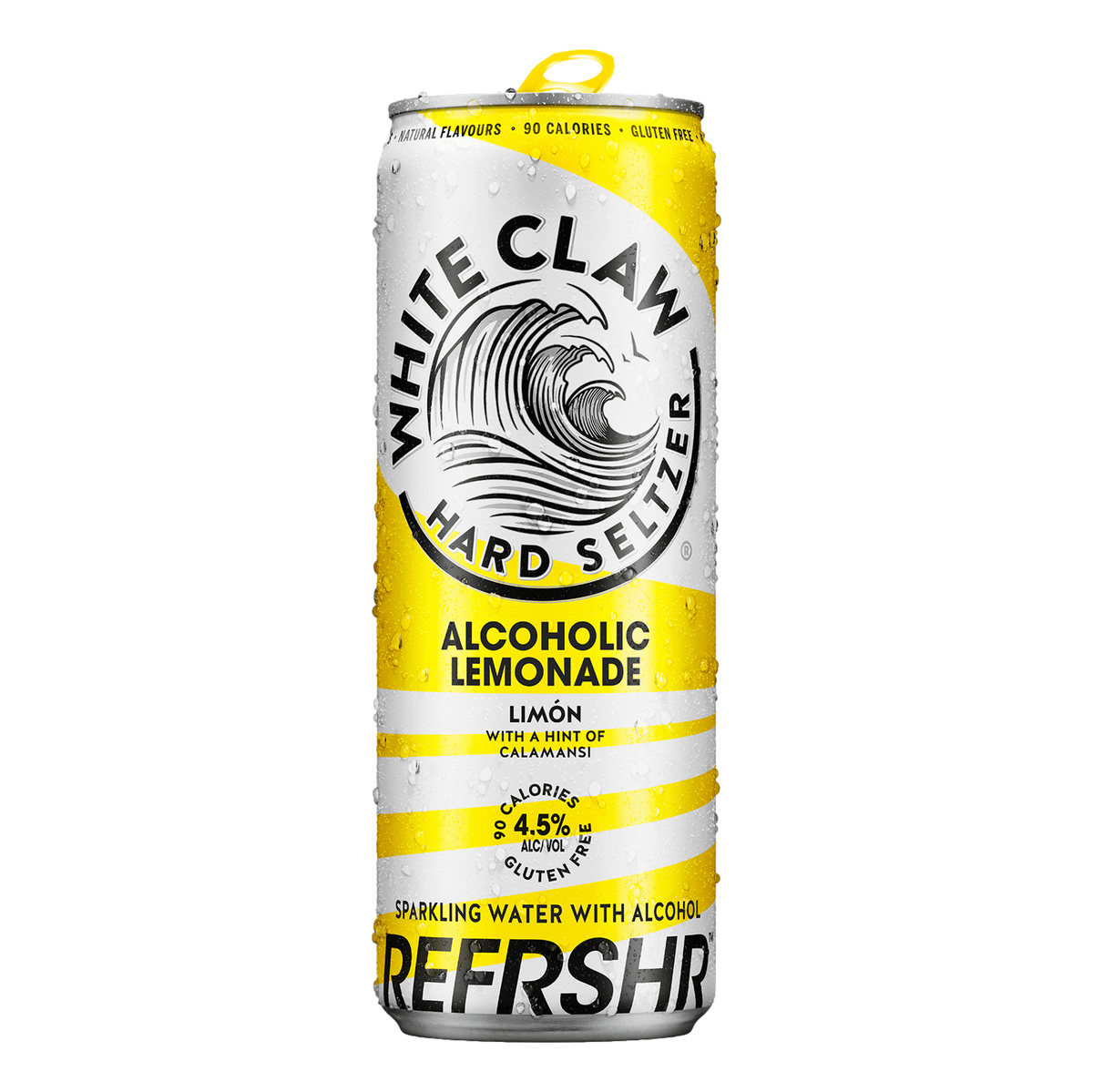 White Claw Hard Seltzer Refrshr Alcoholic Lemonade 330ml Can 4 Pack