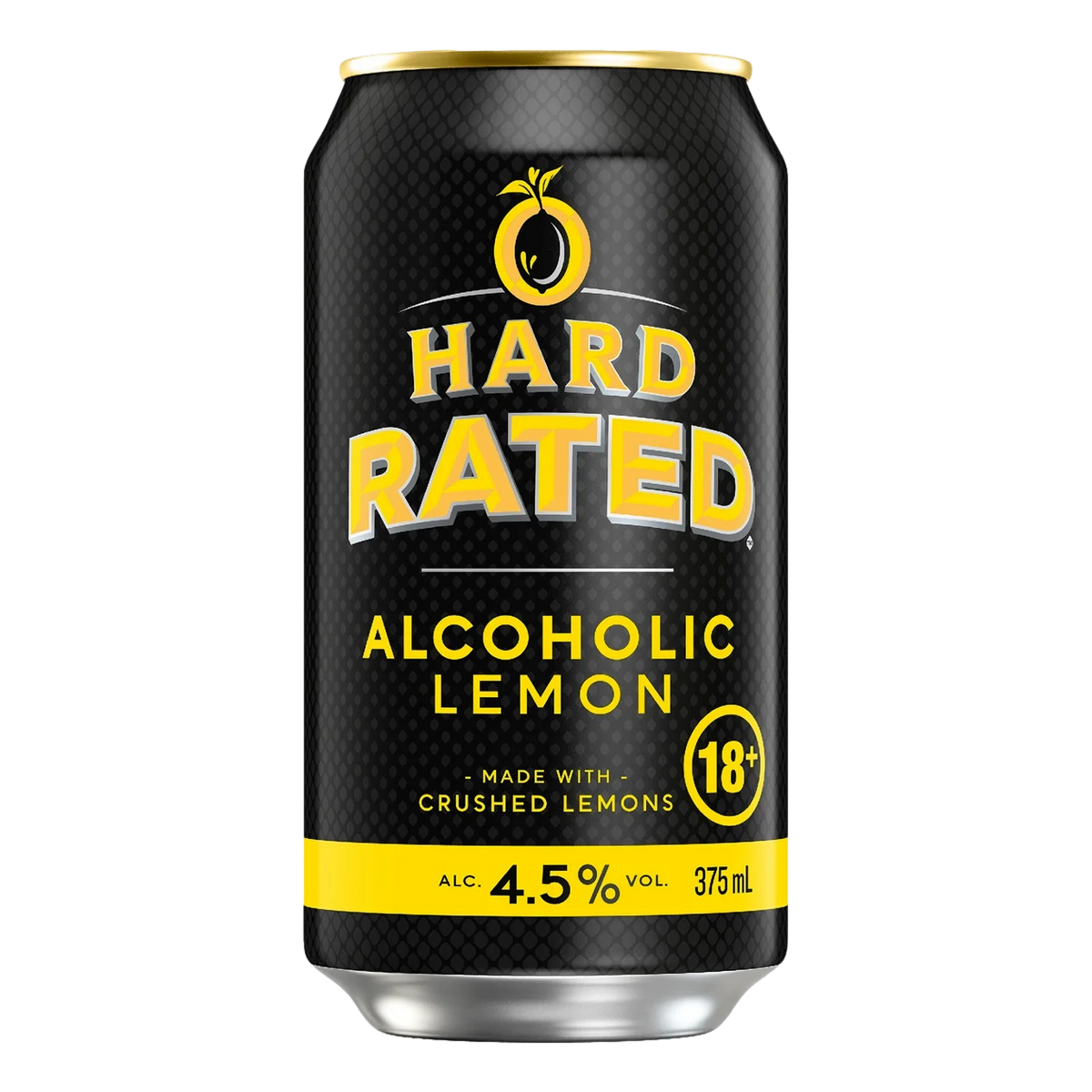 Hard Rated Alcoholic Lemon 375ml Can 4 Pack