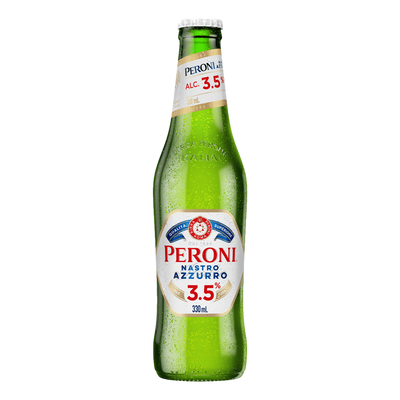 Peroni Nastro Azzurro Lager 3.5% 330ml Bottle 6 Pack