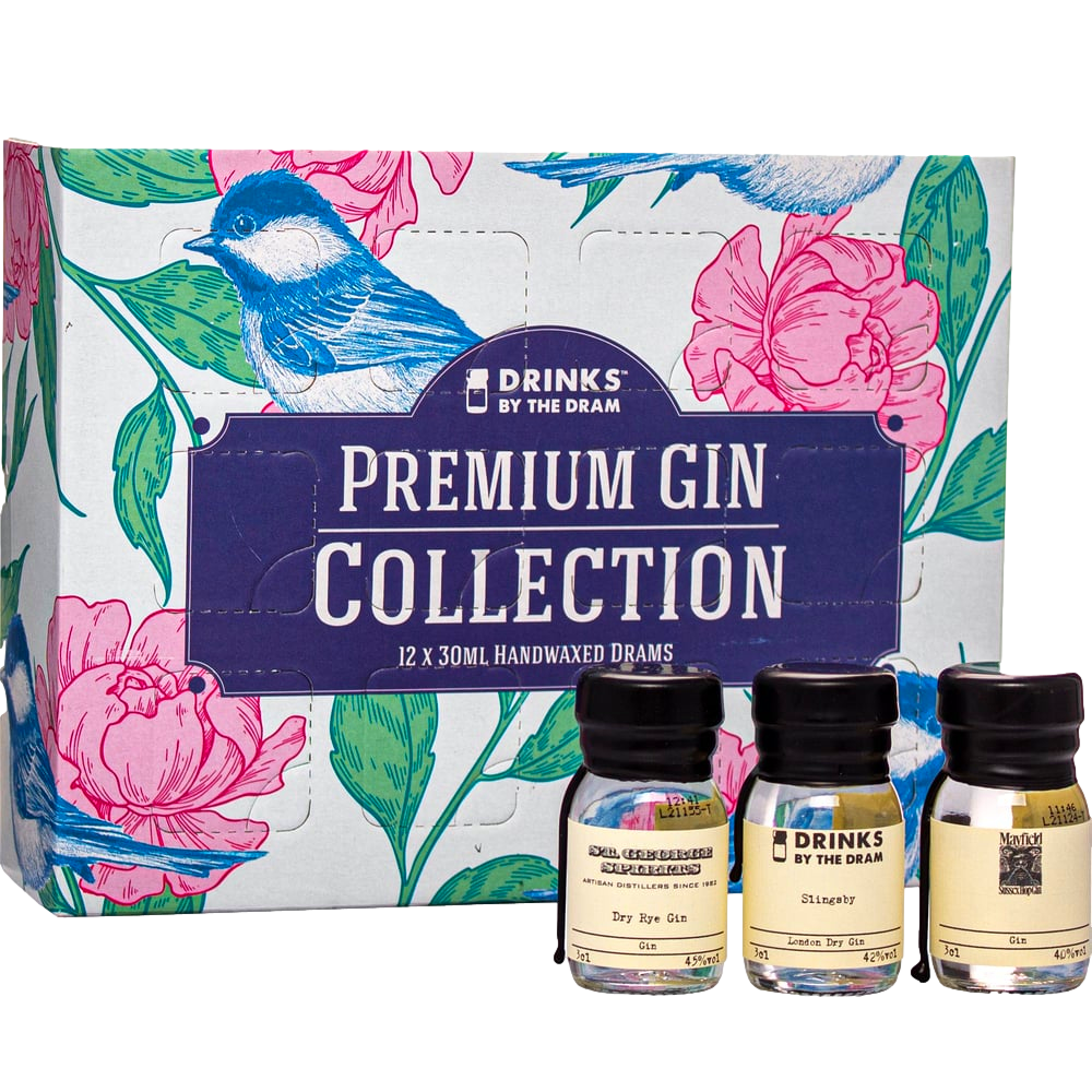 Drinks by the Dram Premium Gin Collection 30ml Tasting Set of 12