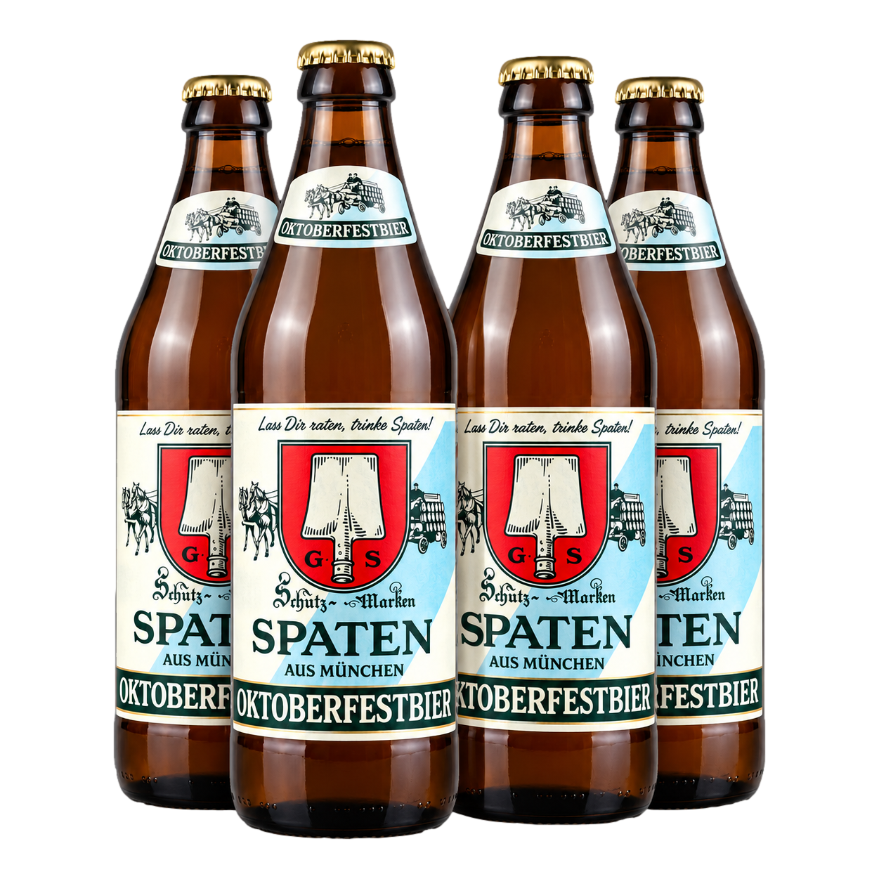 Spaten Oktoberfestbier Lager 500ml Bottle 4 Pack