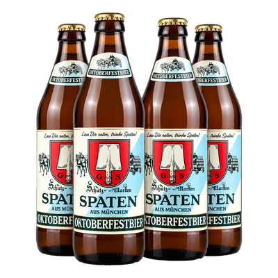 Spaten Oktoberfestbier Lager 500ml Bottle 4 Pack