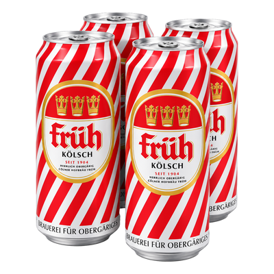 Fruh Kolsch 4.8% 500ml Can 4 Pack