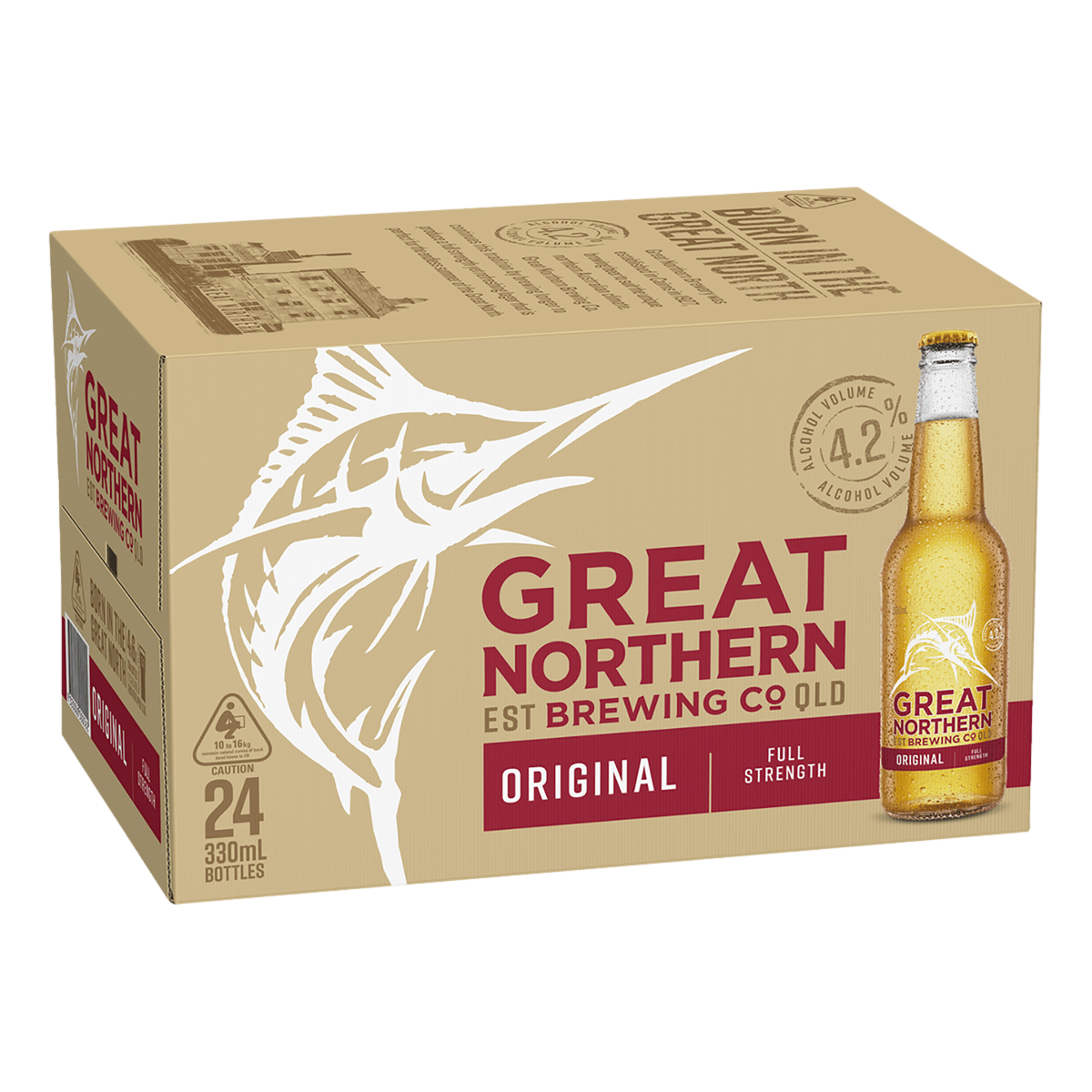 Great Northern Original Lager 330ml Bottle Case of 24