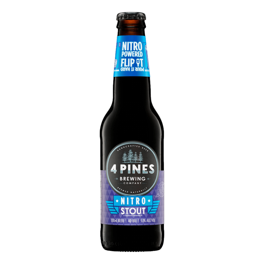 4 Pines Nitro Stout 330ml Bottle Single