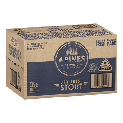 4 Pines Nitro Stout 330ml Bottle Case of 24