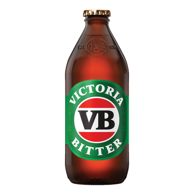 Victoria Bitter Lager 375ml Bottle Case of 24