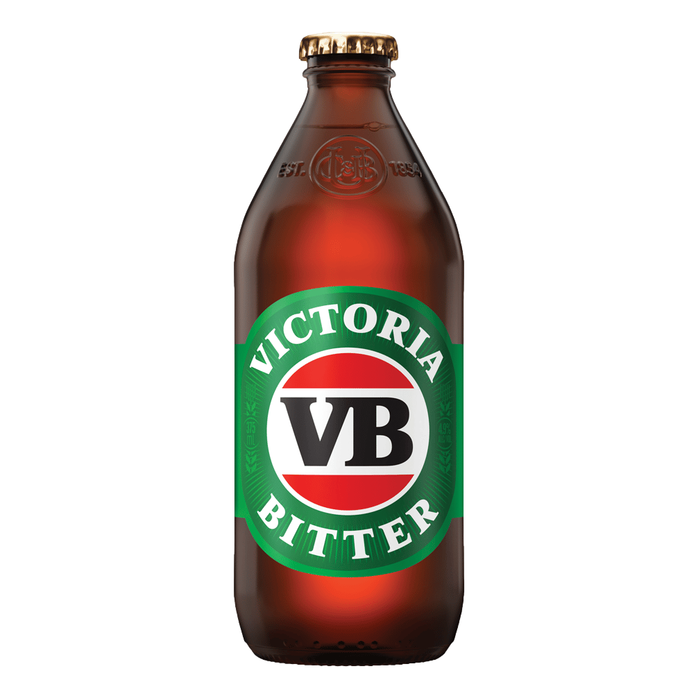 Victoria Bitter Lager 375ml Bottle Single