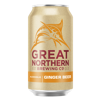 Great Northern Alcoholic Ginger Beer 375ml Can Case of 24
