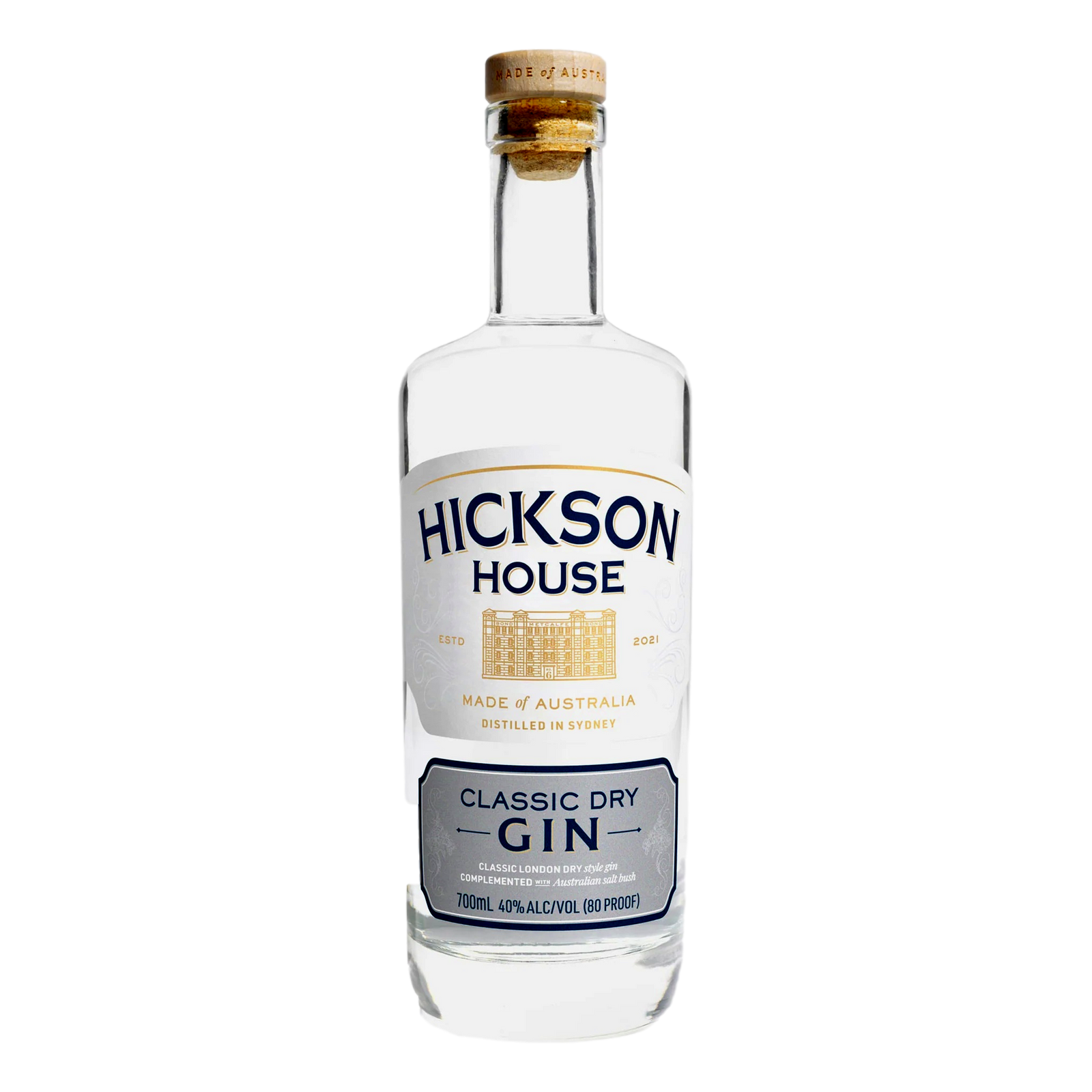 Hickson House Classic Dry Gin 700ml