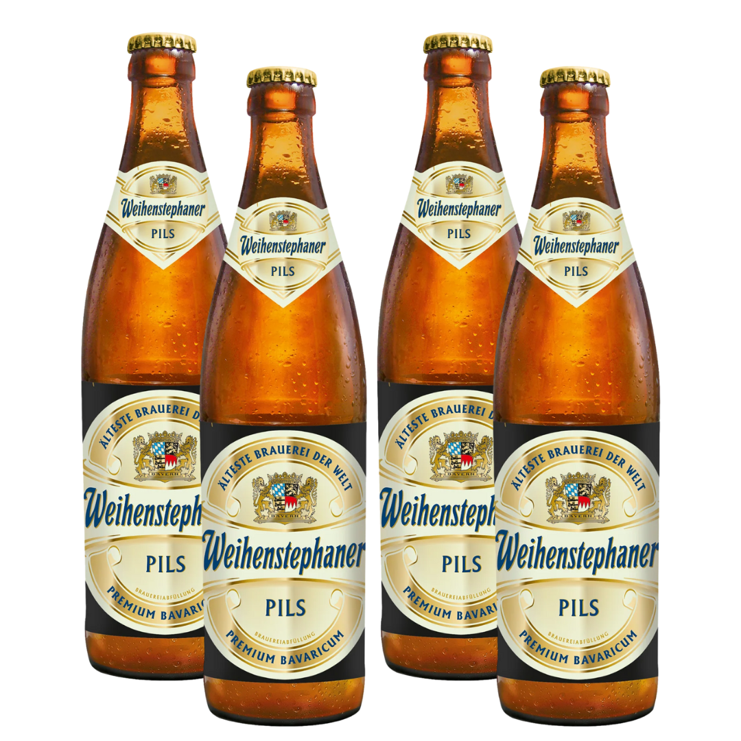 Weihenstephaner Pilsner 500ml Bottle 4 Pack