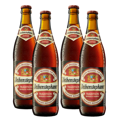 Weihenstephaner Tradition Bayrisch Dunkel 500ml Bottle 4 Pack