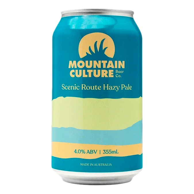 Mountain Culture Scenic Route Session Hazy Pale Ale 4% 355ml Can Case of 16
