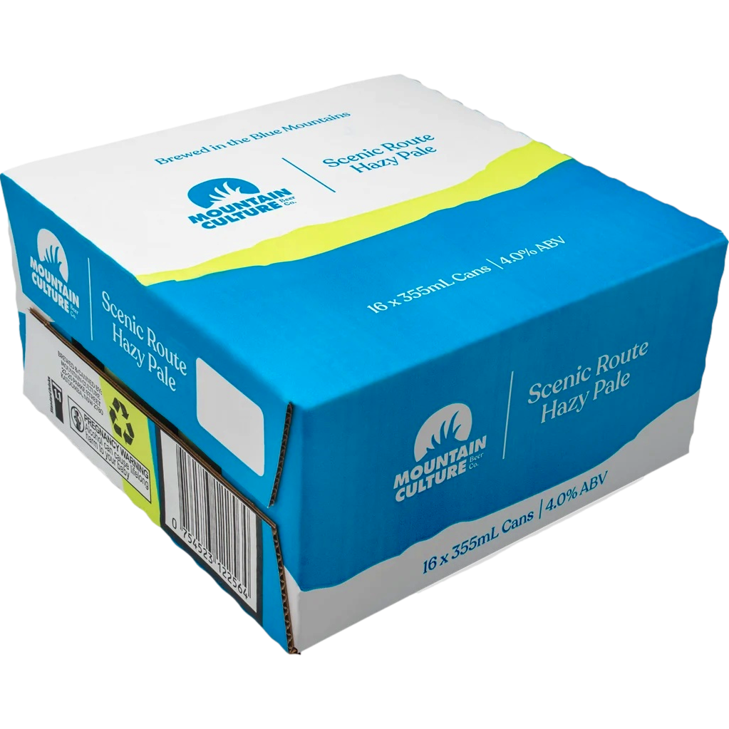 Mountain Culture Scenic Route Session Hazy Pale Ale 4% 355ml Can Case of 16