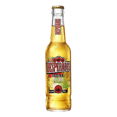 Desperados Original Beer with Aguardiente 330ml Bottle  Case of 24