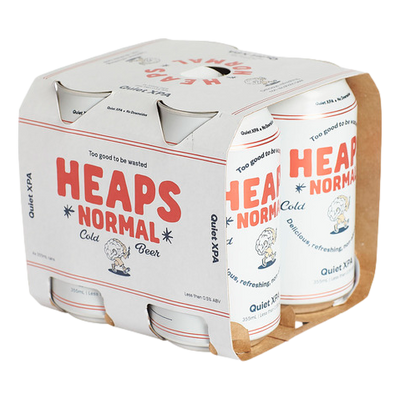 Heaps Normal Quiet XPA Non-Alc 375ml Can 4 Pack