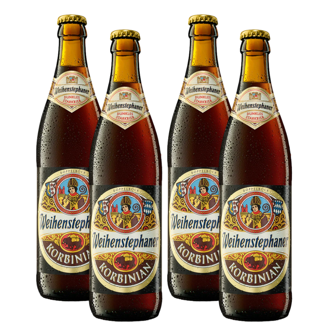 Weihenstephaner Korbinian Doppelbock 500ml Bottle 4 Pack