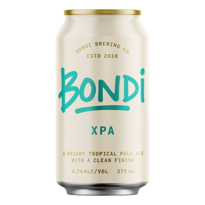 Bondi Brewing XPA 4.7% 375ml Can Case of 16 - Camperdown Cellars