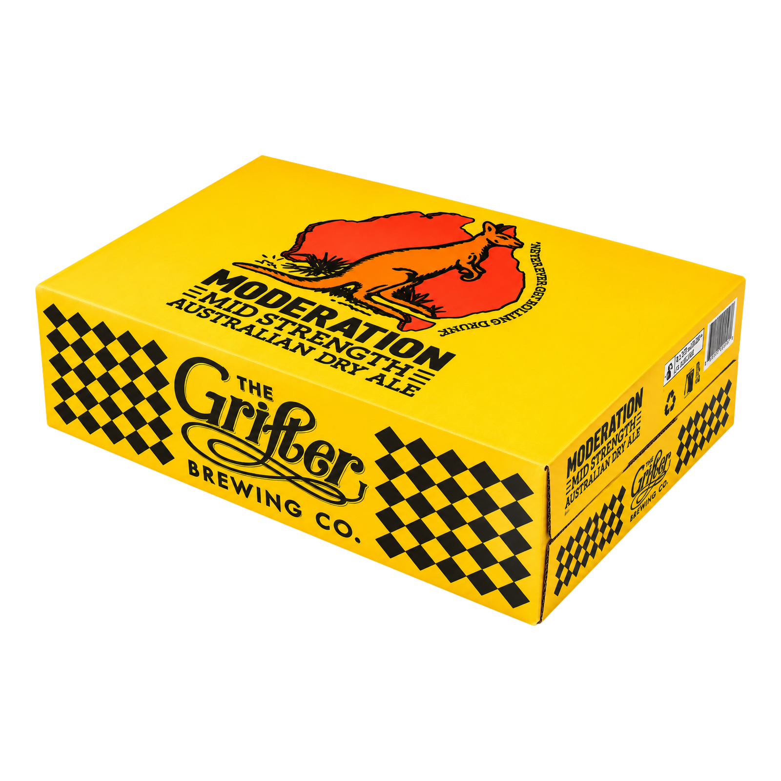 Grifter Moderation Mid Strength Australian Dry Ale 375ml Can Case of 24