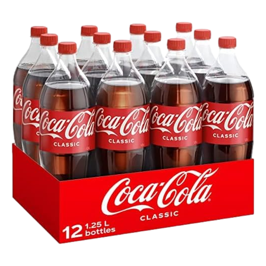 Coca-Cola Classic 1.25L Bottle Case of 12