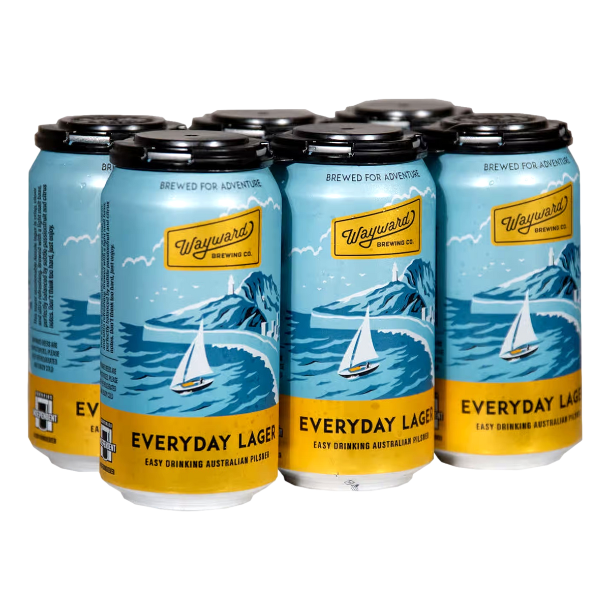 Wayward Everyday Lager 375ml Can 6 Pack