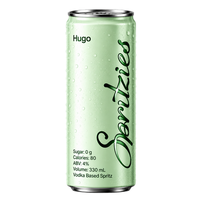 Spritzies Hugo Vodka Spritz 4% 330ml Can Case of 24