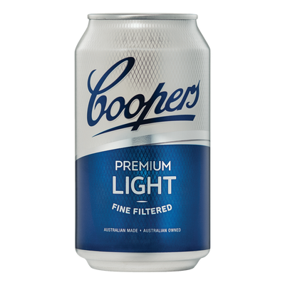 Coopers Premium Light Lager 2.9% 375ml Can Case of 24