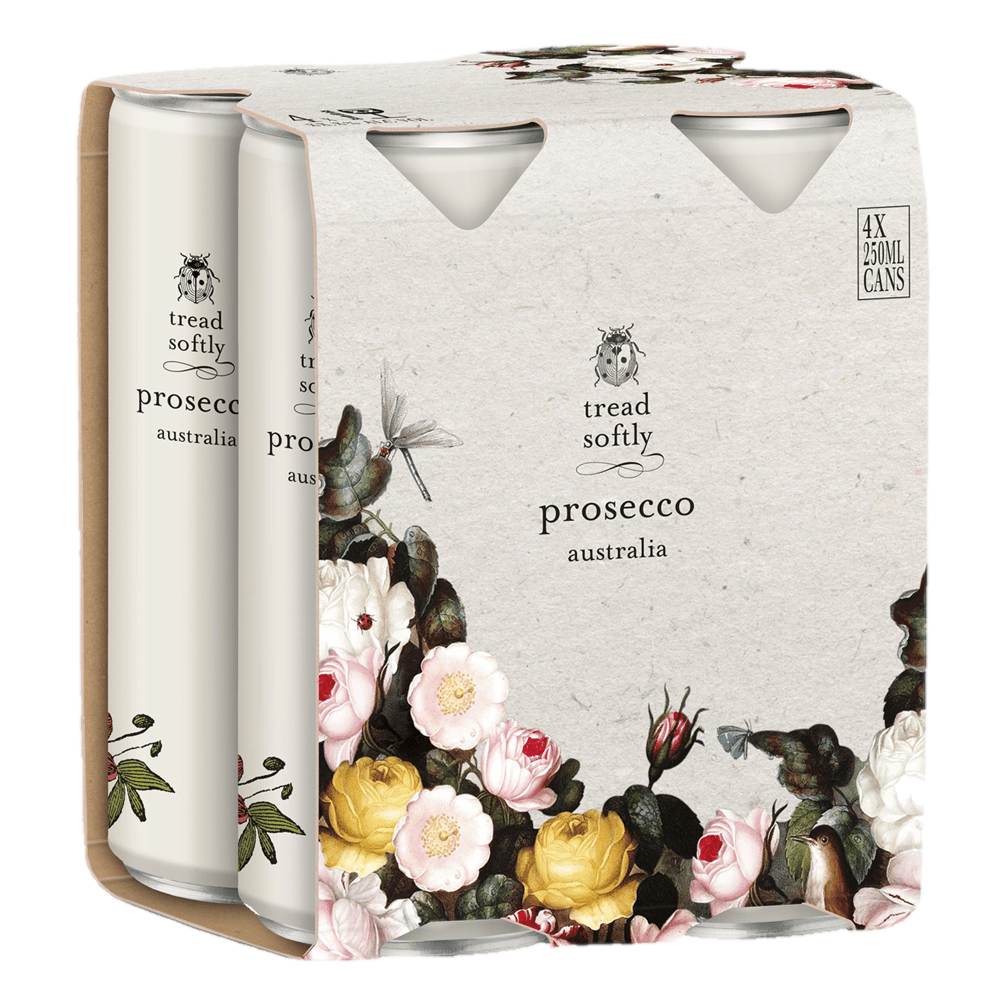 Tread Softly Prosecco 250ml Can 4 Pack