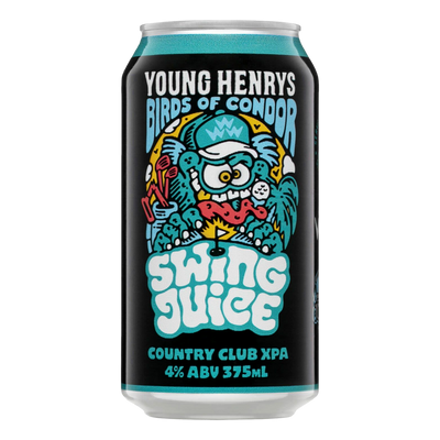 Young Henrys Swing Juice Country Club XPA 375ml Can 4 Pack