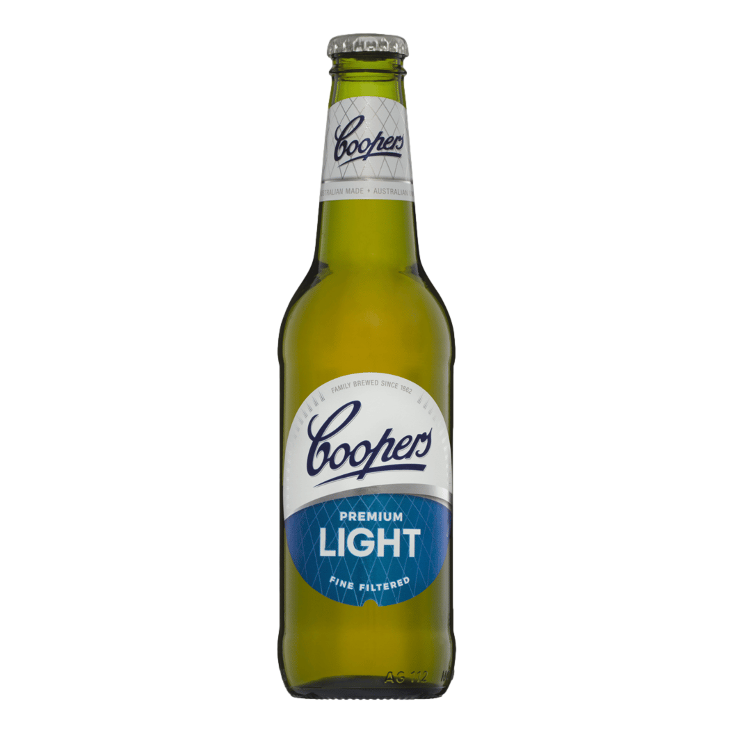 Coopers Premium Light Lager 2.9% 375ml Bottle 6 Pack