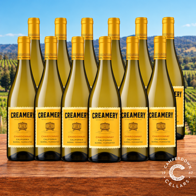 Creamery Barrel Fermented Californian Chardonnay - 12 Pack