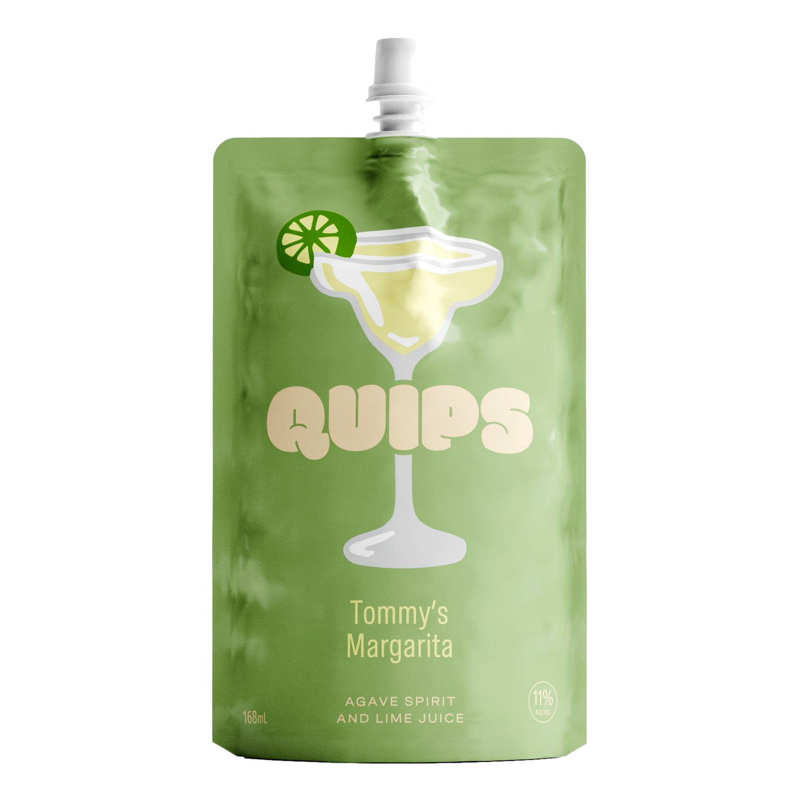 Quips Tommy's Margarita Cocktail Pouch 168ml Single